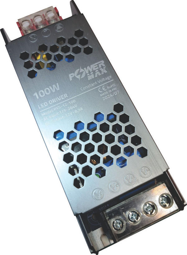 ترانس اسلیم 12 ولت 8.3 آمپر پاورمکس (100W) PowerMax