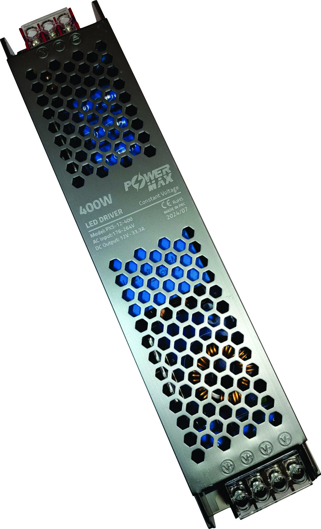 ترانس اسلیم 12 ولت 33.3 آمپر پاورمکس (400W) PowerMax
