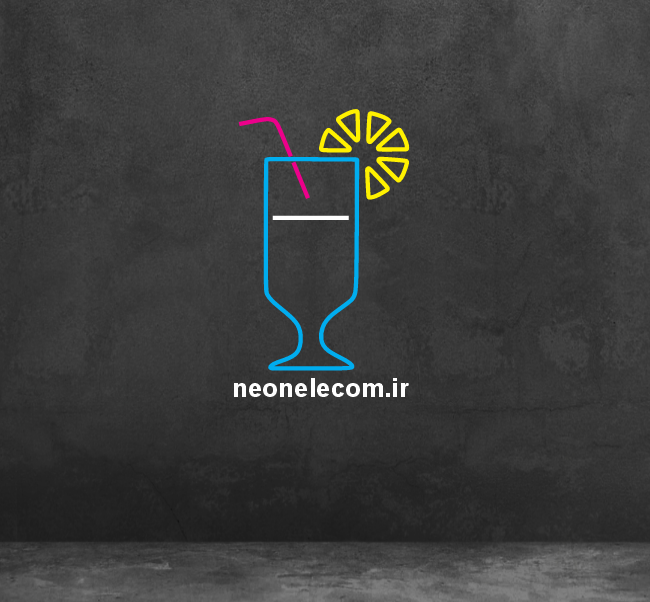 تابلو نئون آبمیوه (Juice) کد 32 با آداپتور