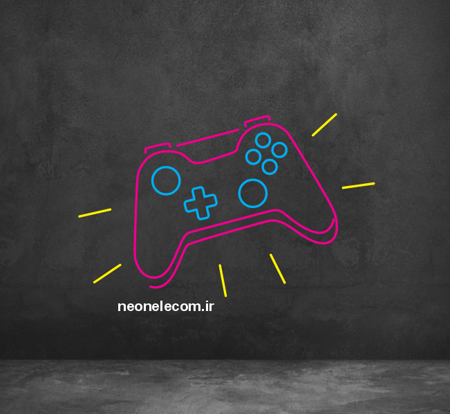 تابلو نئون گیم نت (Game Net) کد 44 با آداپتور