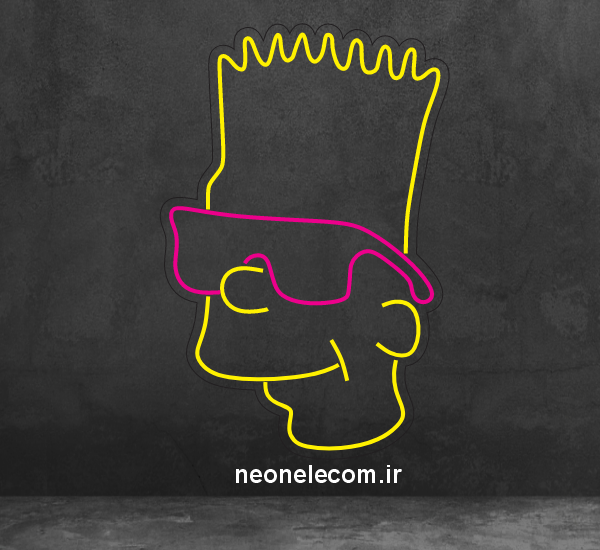 تابلو نئون سیمپسون ها (Simpsons) کد 78 با آداپتور