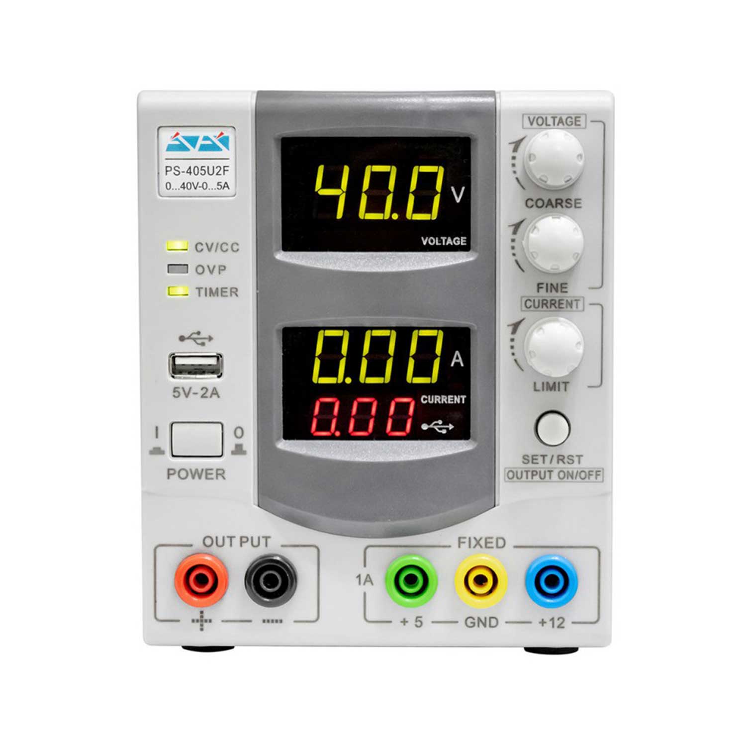 منبع تغذیه متغیر 40 ولت 5 آمپر برند آداک ADAK 405U2F