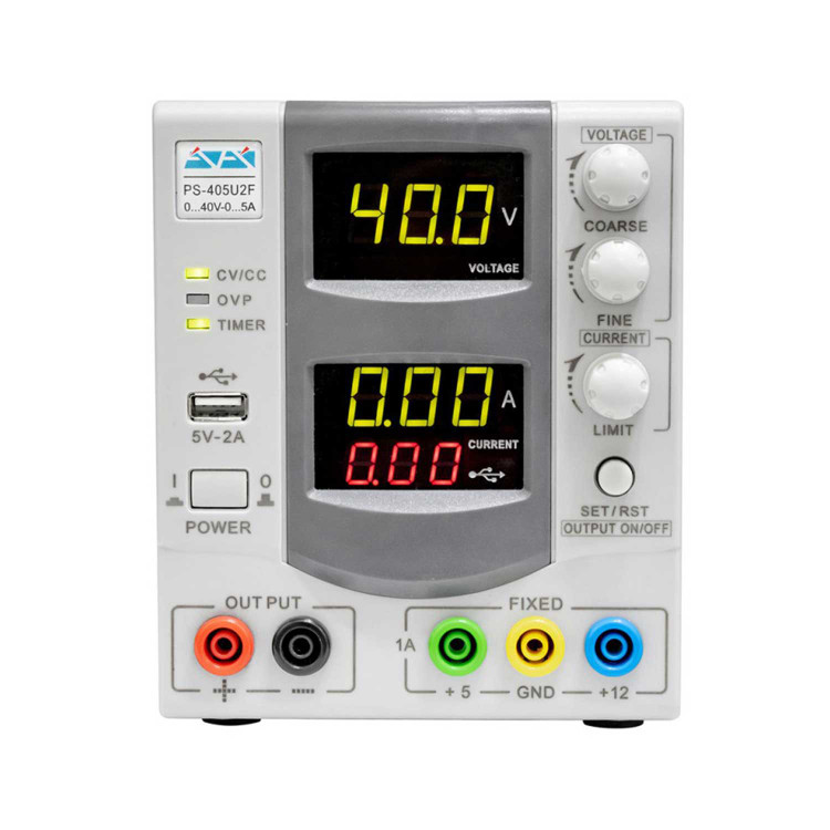 منبع تغذیه متغیر 40 ولت 5 آمپر برند آداک ADAK 405U2F