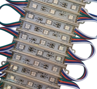 بلوکی RGB هفت رنگ رزینی 12 ولت