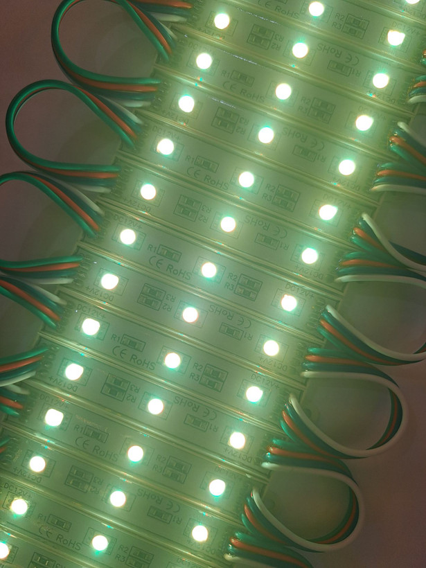 بلوکی RGB هفت رنگ رزینی 12 ولت