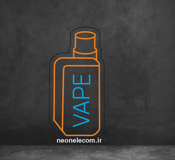 تابلو نئون ویپ (Vape) کد 131 با آداپتور