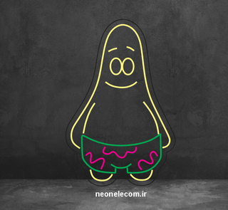 تابلو نئون پاتریک (Patrick) کد 132 با آداپتور
