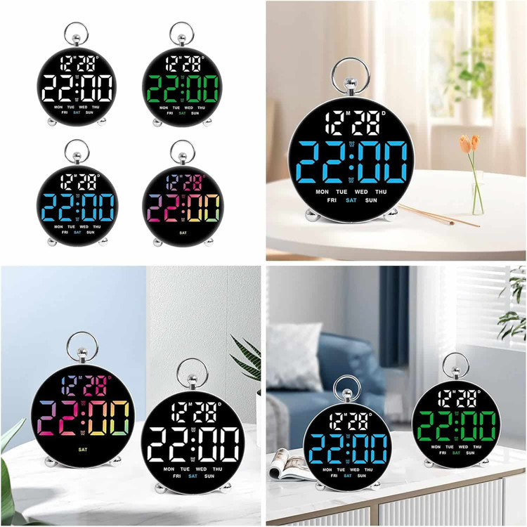 ساعت دیجیتال با آلارم دوگانه و نمایش تاریخ 8029